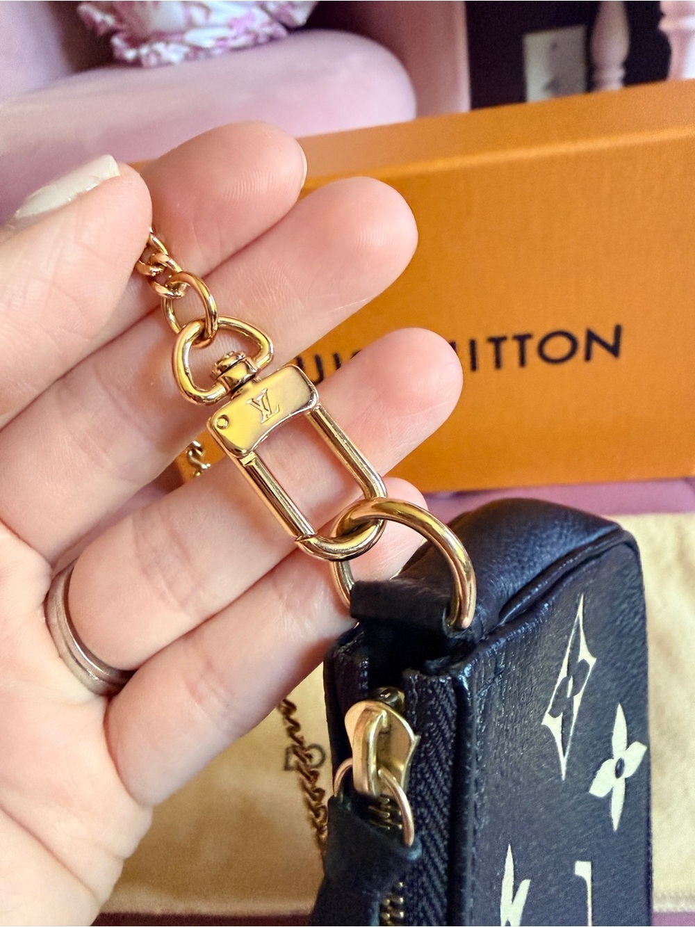 Louis Vuitton bicolor mini pochette accessories - Picture 3 of 5
